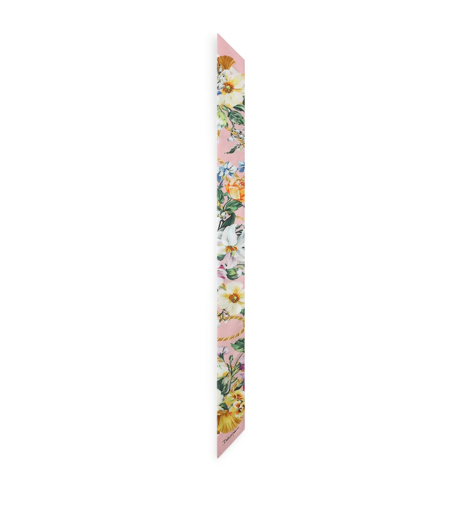 Dolce&Gabbana silk floral foulard - British product
