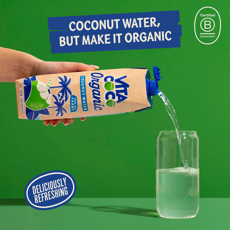 Vita Coco organic coconut water 1L, UK version