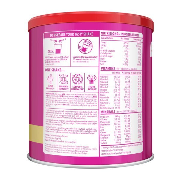 Slimfast Powder Raspberry & White Chocolate 365g