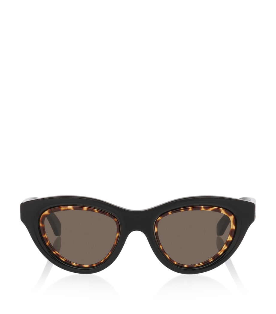 LOEWE Mini Anagram cat eye tortoiseshell sunglasses (British brand)