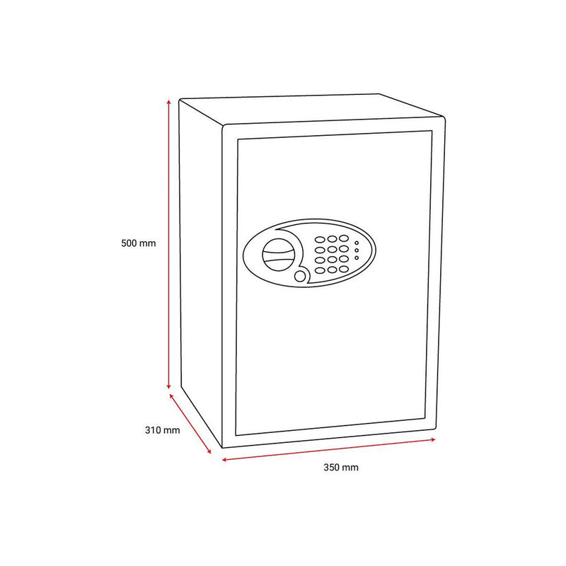 Phoenix 51L Vela security safe with electronic lock - British product