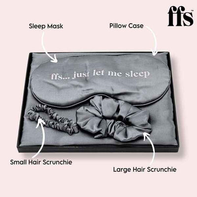 FFS Beauty Satin Schlafset - Silber