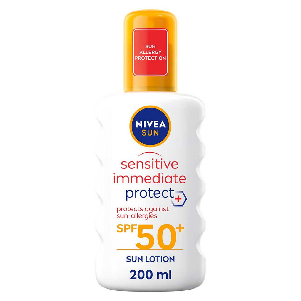 NIVEA SUN Sensitive Immediate Protect Allergy Sun Spray SPF50+ 200ml