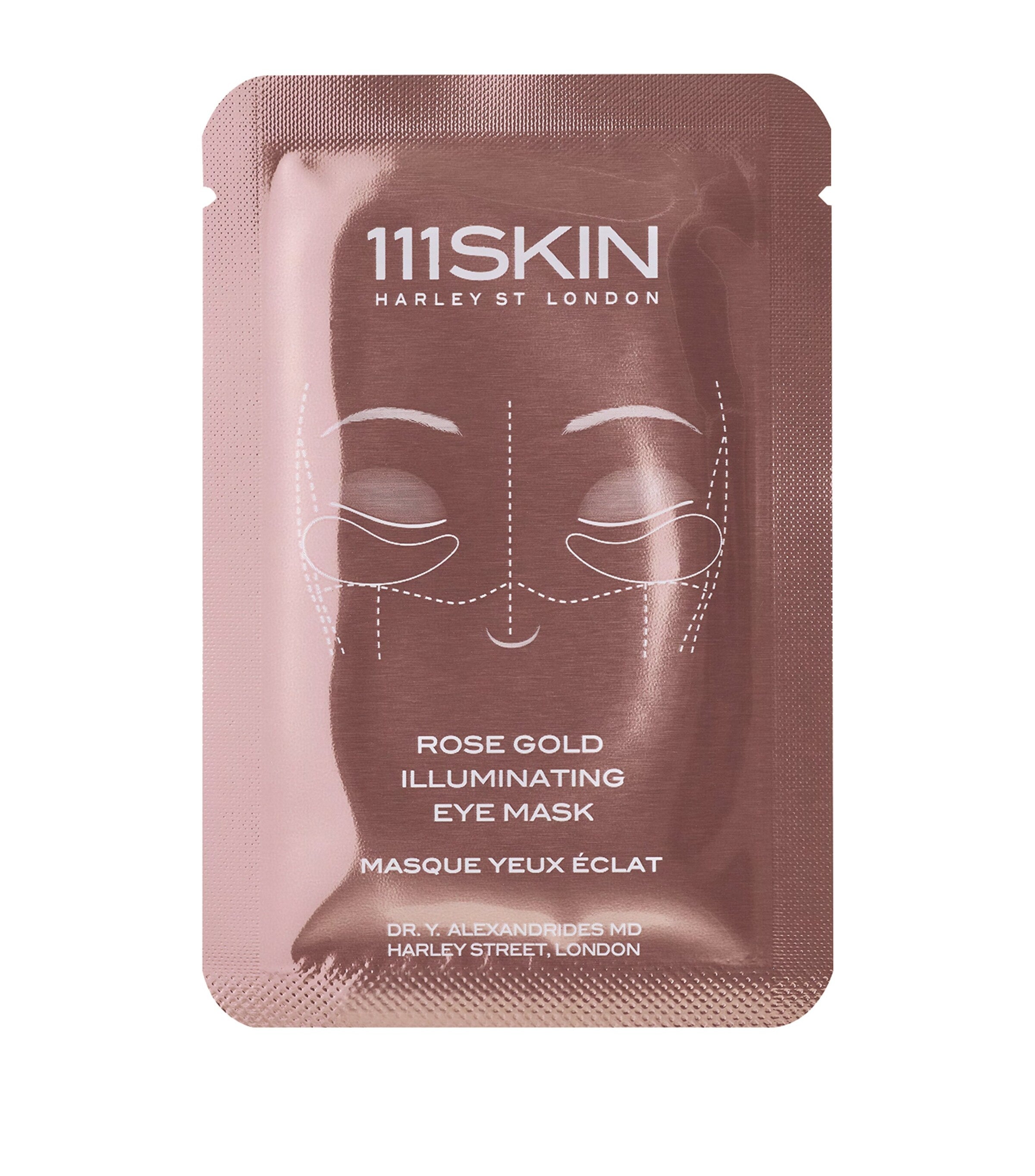 111Skin rose gold illuminating eye mask 8 x 6ml (British brand)