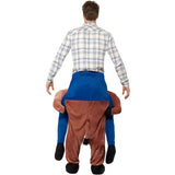 Smiffys piggyback horse costume brown one-piece suit (British brand)