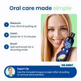 Dr.Dent coconut pulling oil 237ml, imported from the UK