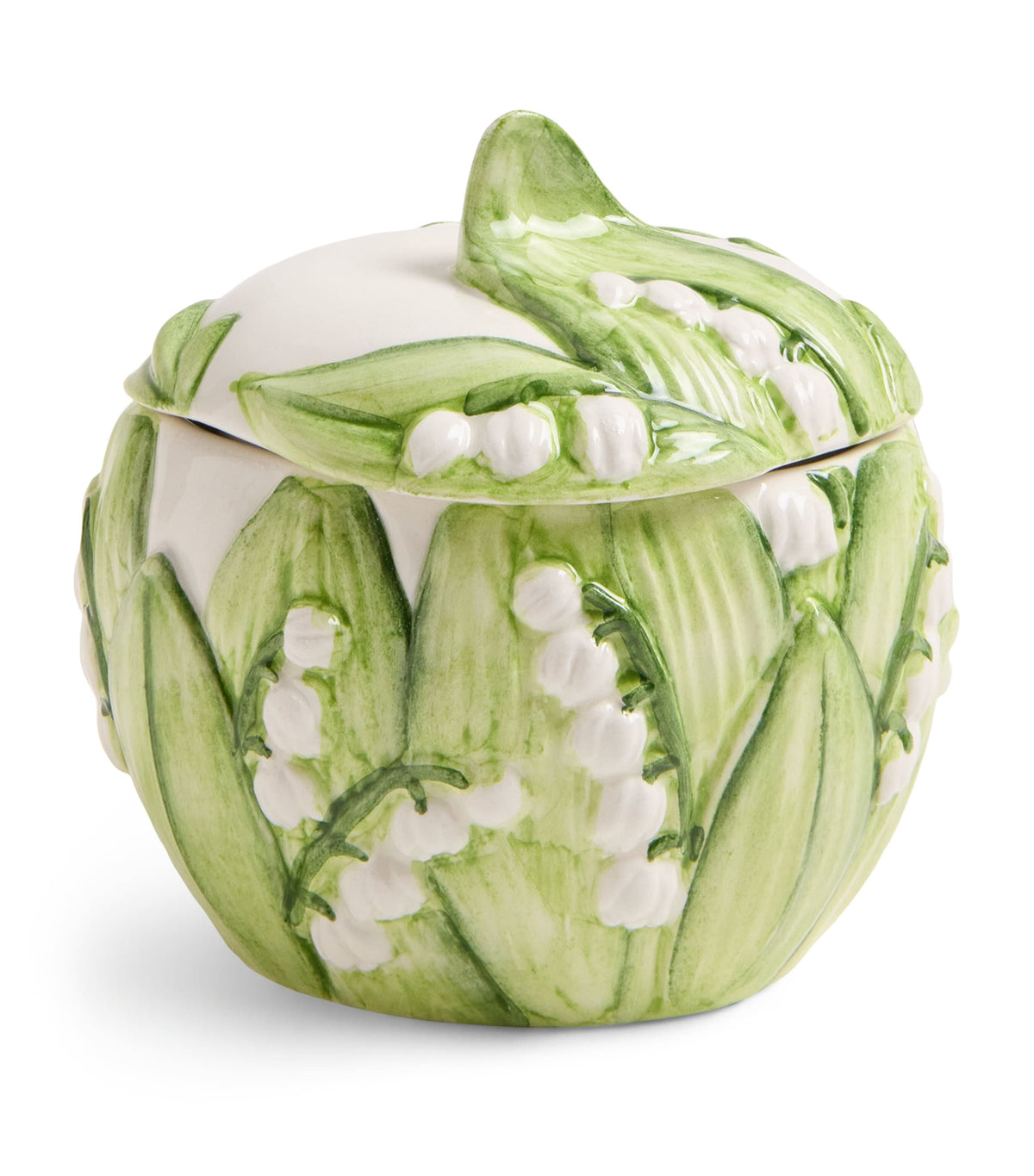 Les-Ottomans Lilly of the Valley sugar pot, UK version