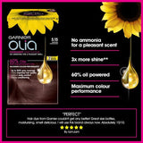 Garnier Olia 5.15 Frosted Chocolate Brown Permanent Hair Dye GOODS Superdrug   