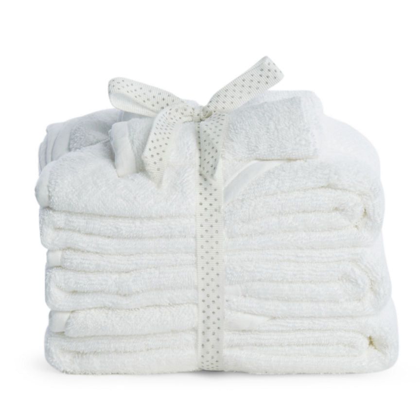 George Home White Hooded Towels