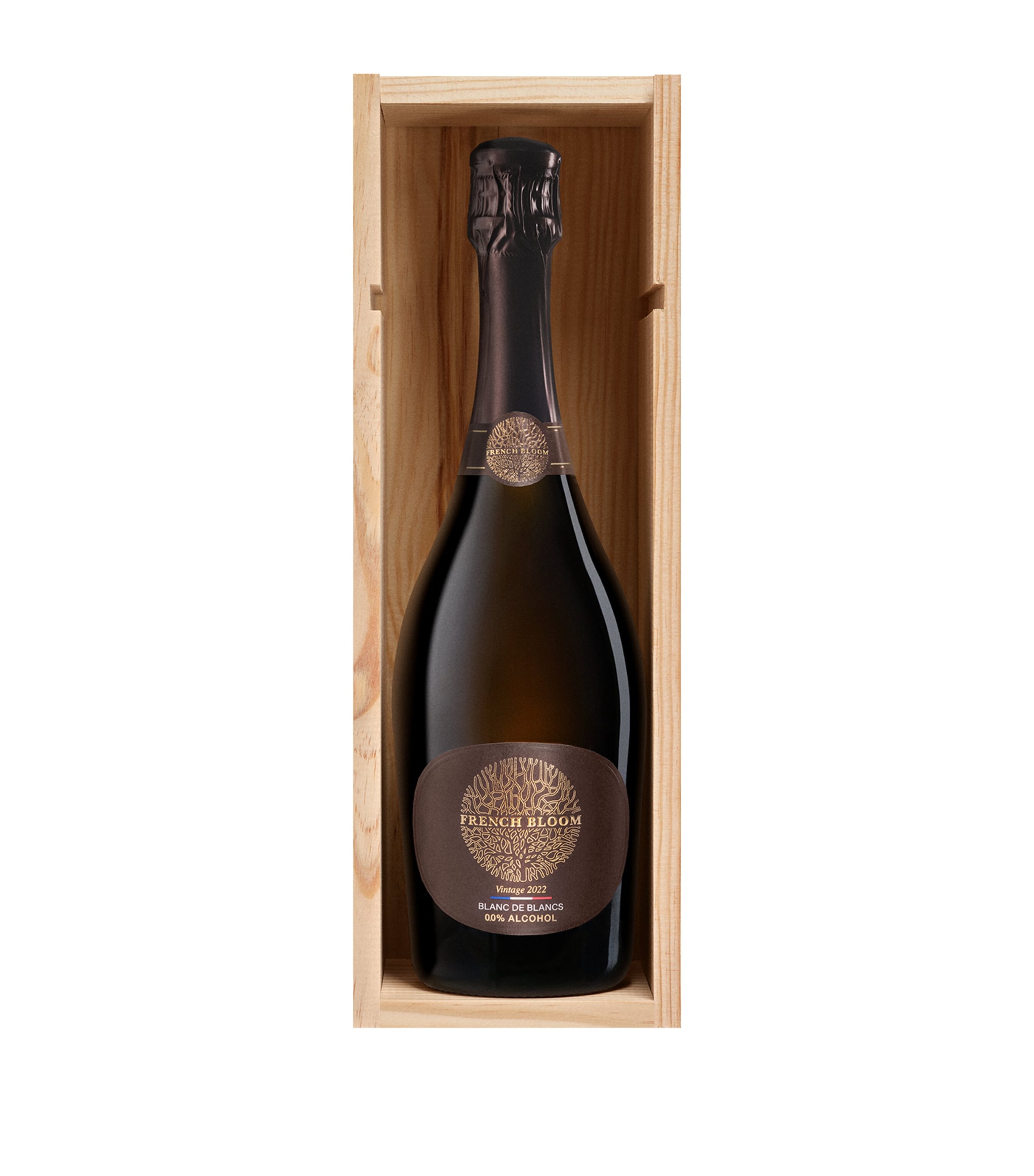 French Bloom La Cuvée 2022 alcohol-free sparkling wine 75cl - British product