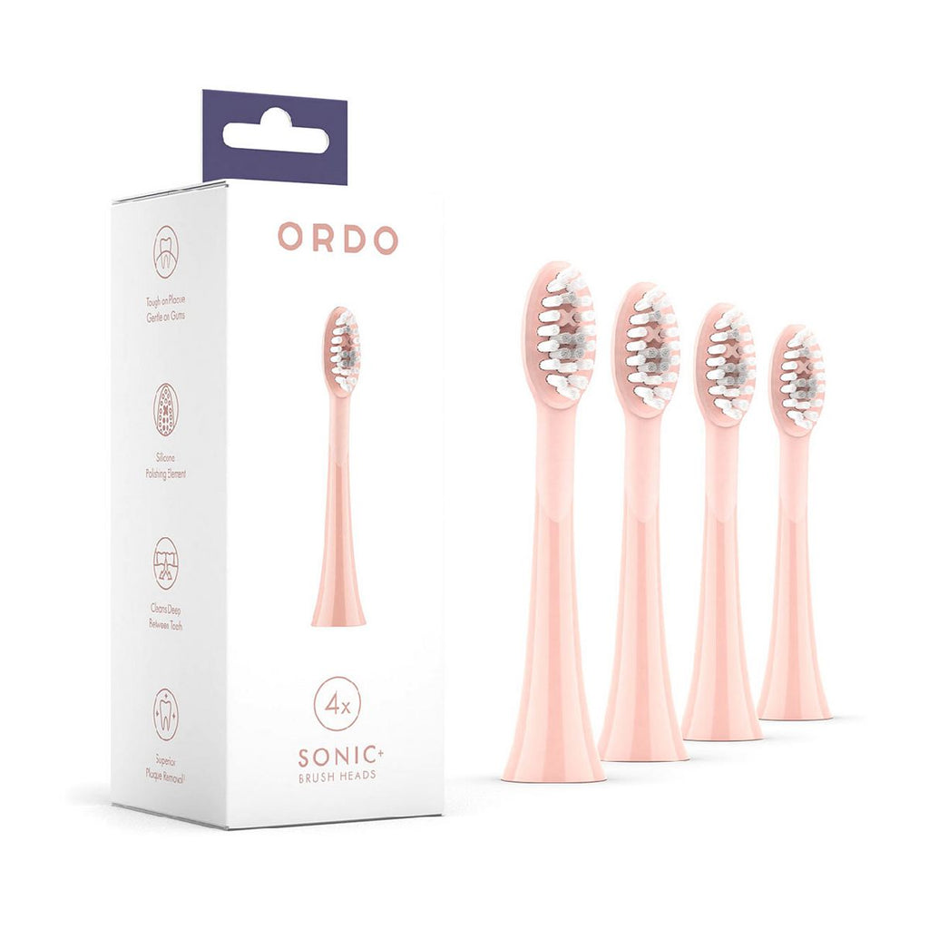 Ordo Sonic + Brush Heads - Rose Gold - 4 Pack