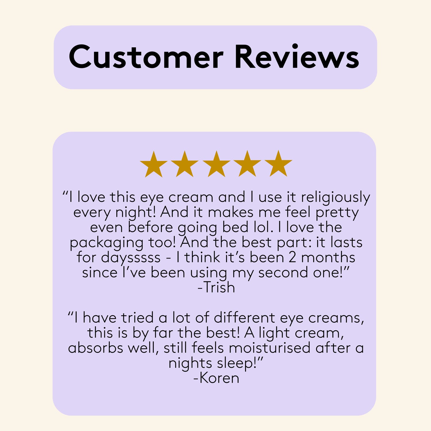 Delhicious eye cream for dark circles (British brand)