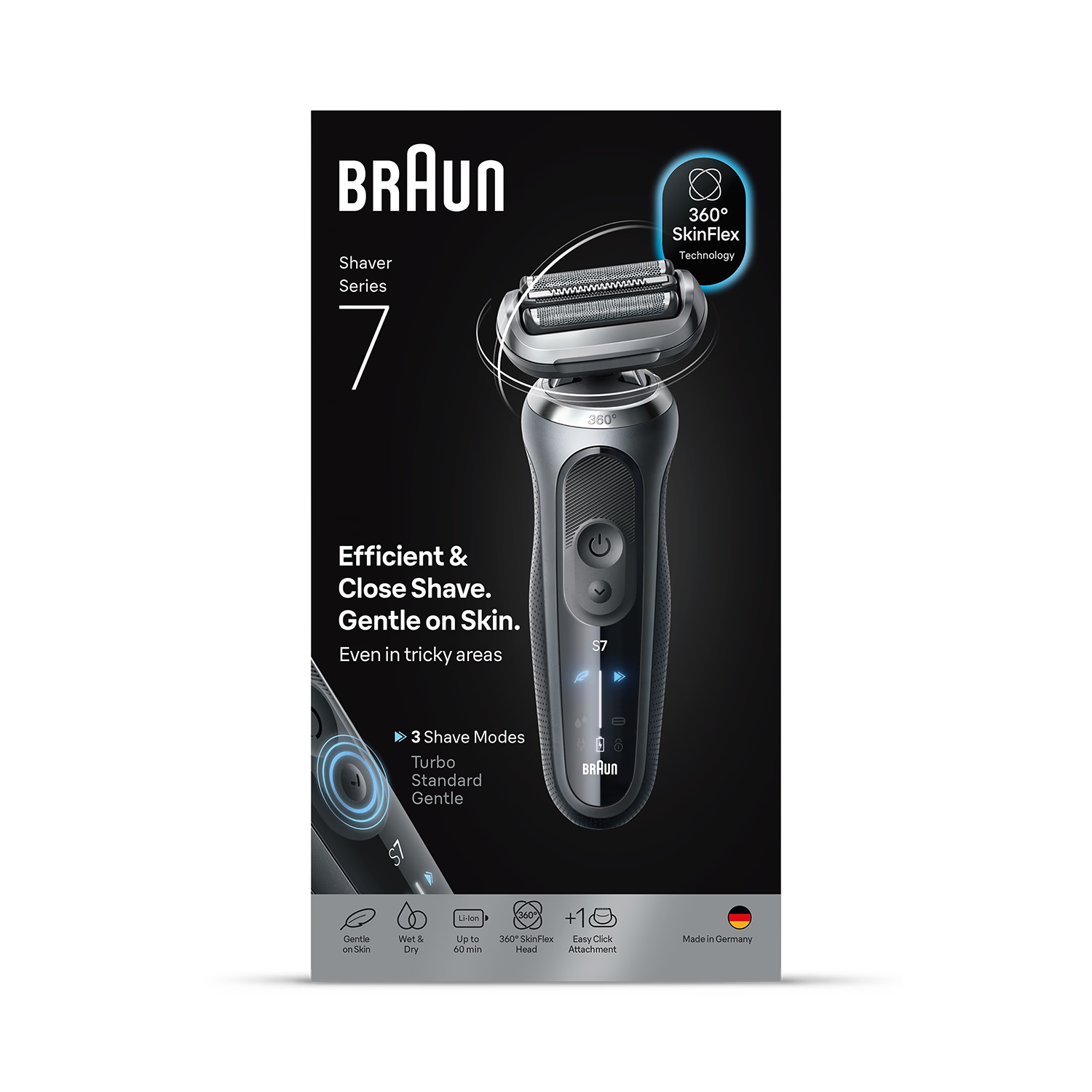 Braun Series 7 electric shaver (British brand)