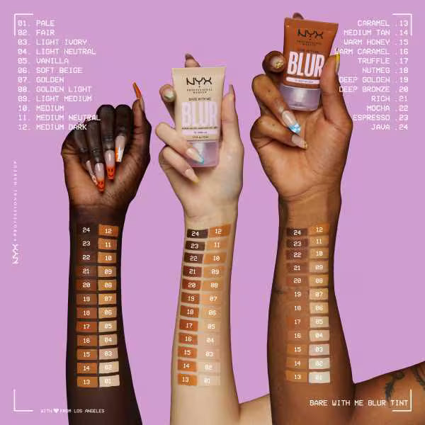 NYX Blur Tint Foundation Rich imported from the UK