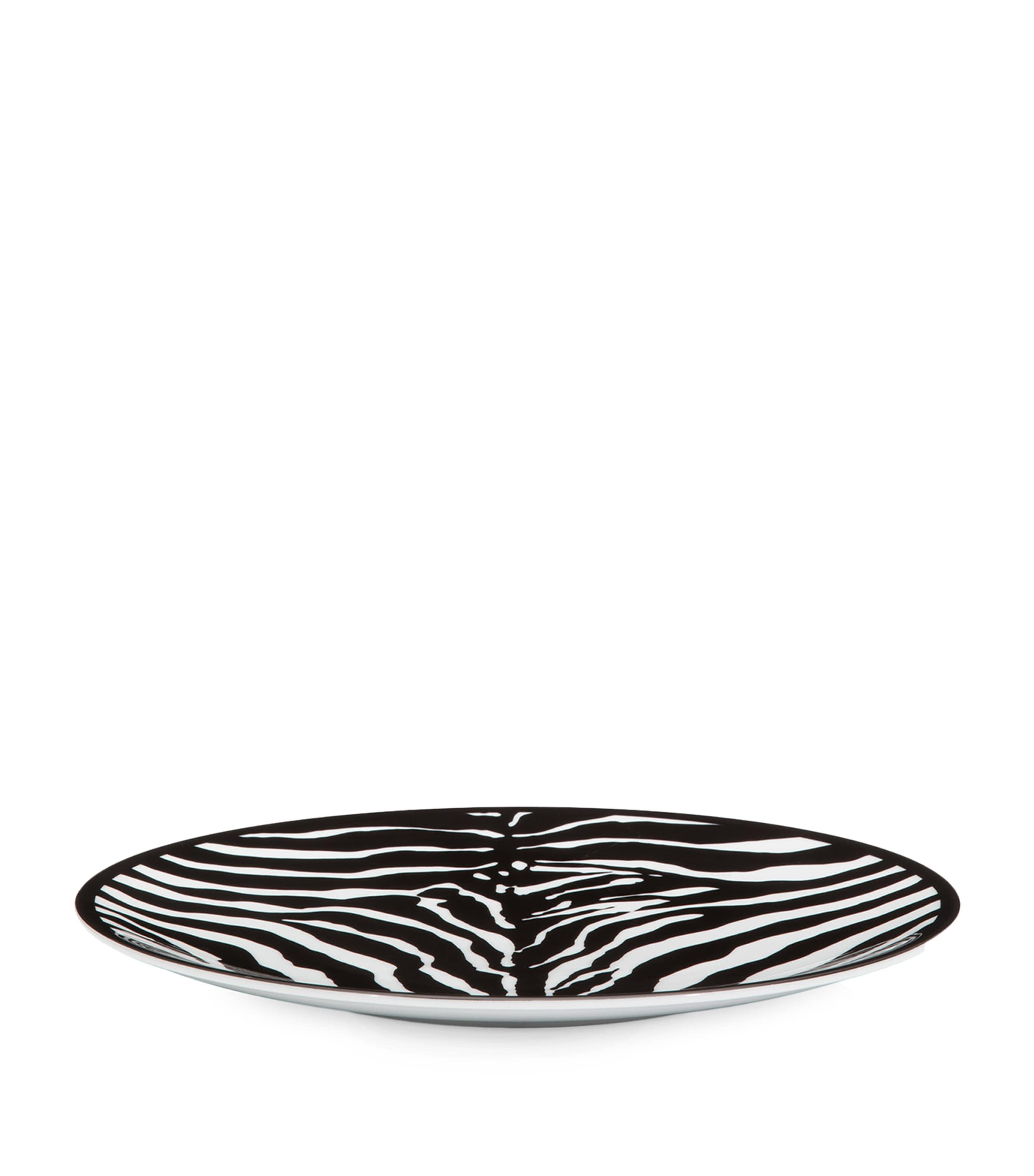 Dolce&Gabbana Casa porcelain zebra charger plate 31cm - British product