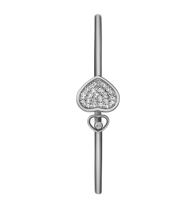 Chopard white gold diamond Happy Hearts bangle (British brand)