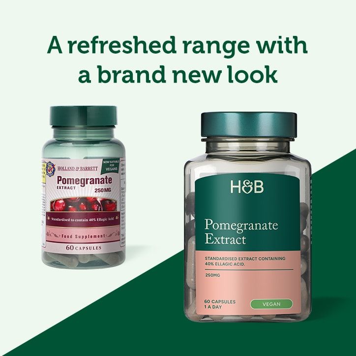 Holland & Barrett Pomegranate 250mg 60 Capsules GOODS Holland&Barrett