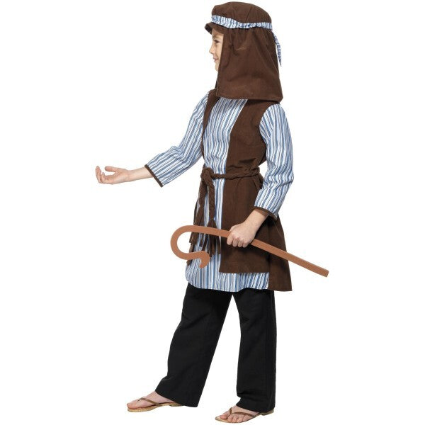 Smiffys shepherd costume child blue brown (British brand)
