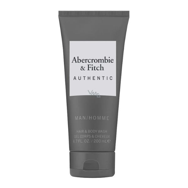 A&F Authentic Man gift set EDT body wash - British product