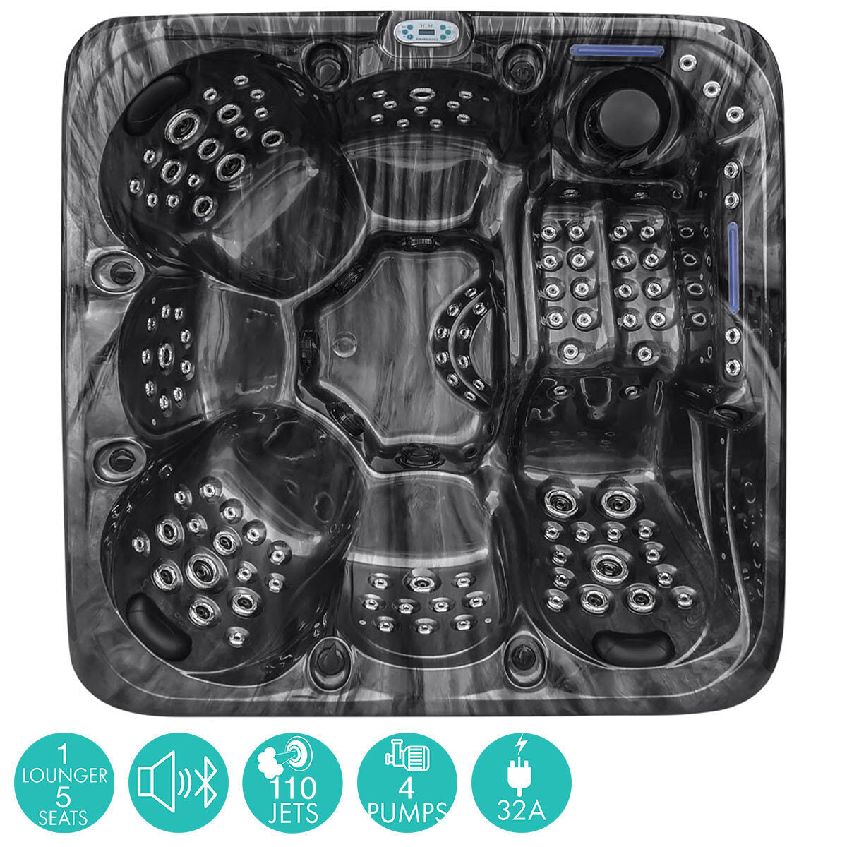 Blue Whale Spa Kingsbury 6 person hot tub - British product