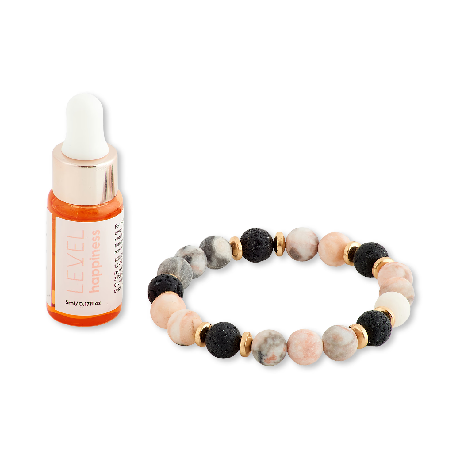 SMUG lava bead aromatherapy bracelet - British product