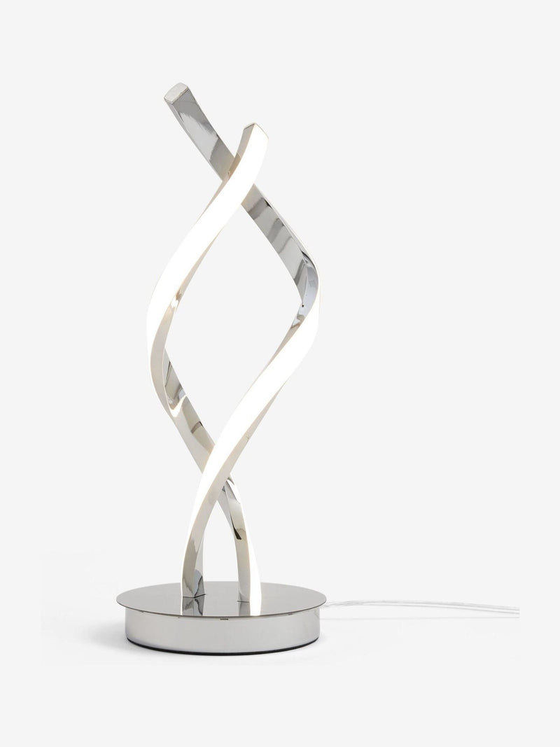 Chrome Callie LED table lamp - British product