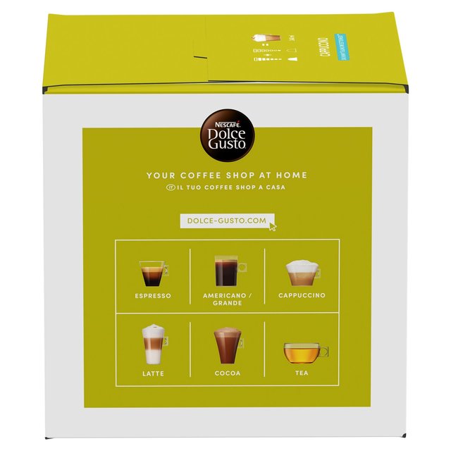 Nescafe Dolce Gusto Skinny Cappuccino Pods   8 per pack GOODS M&S   