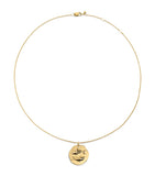 Monica Vinader Gold Vermeil Pisces Necklace, UK version