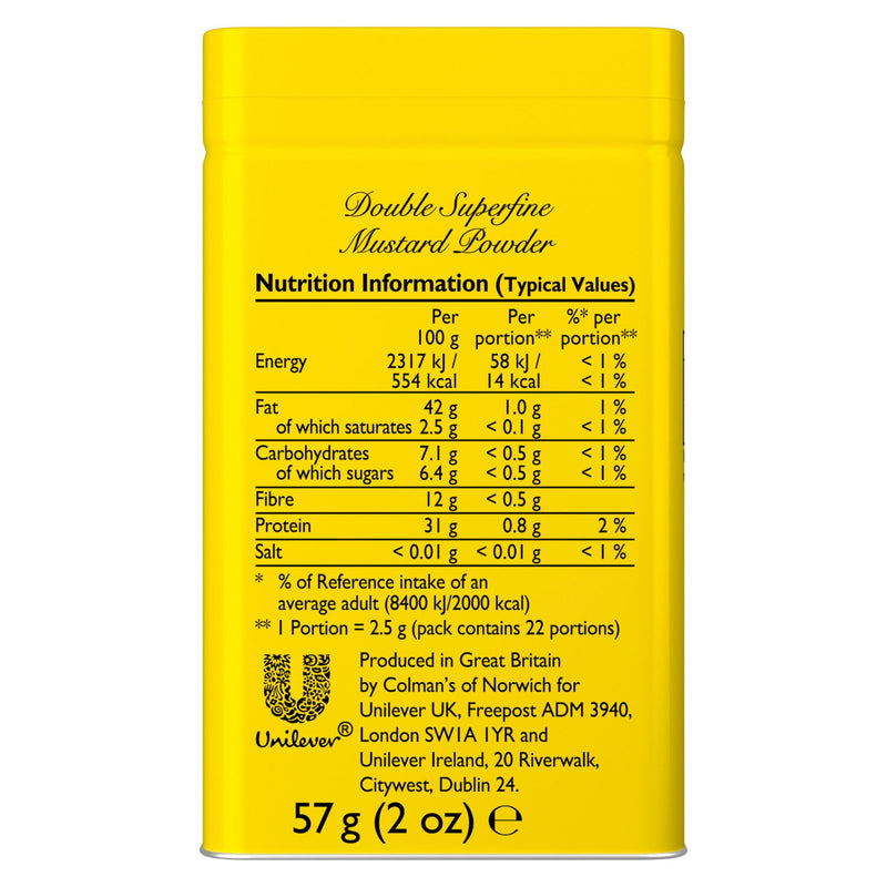 Colman's Original English Mustard Powder 57g - British product
