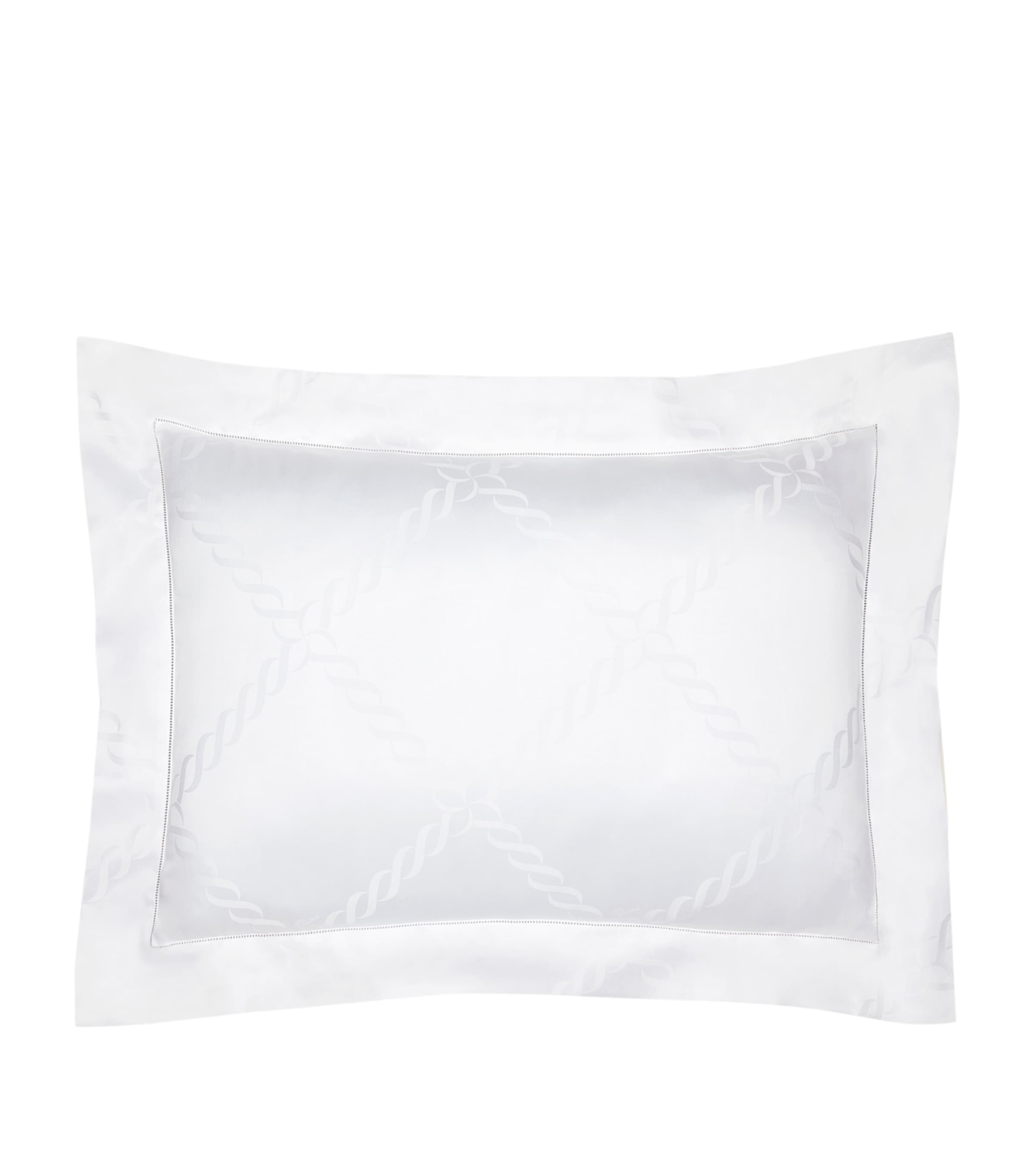 Pratesi pillowcase with braid motif 50cm x 90cm, imported from the UK