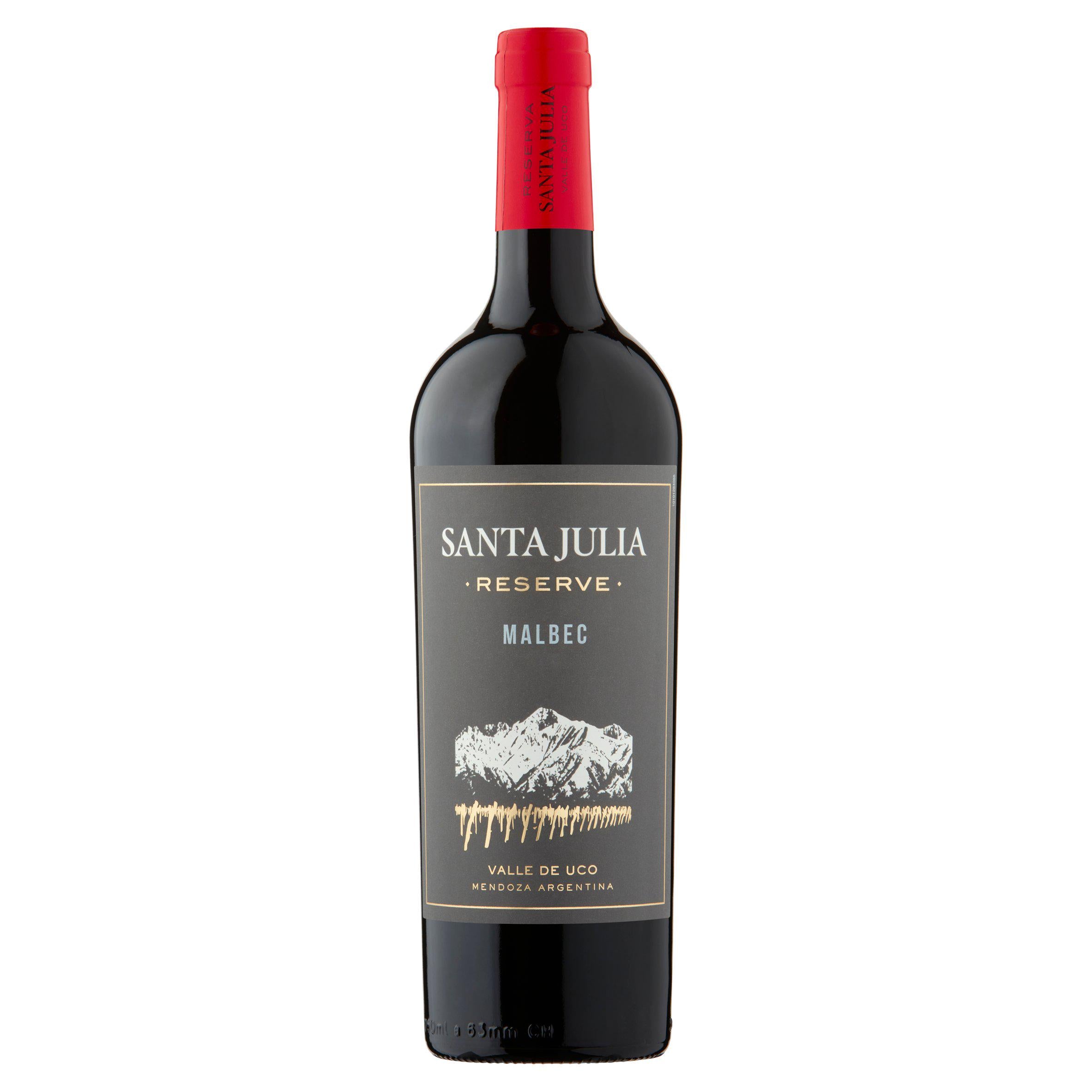 Santa Julia Uco Valley Malbec 75cl All red wine Sainsburys   