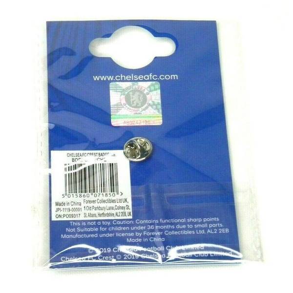 Chelsea FC official crest badge metal enamel pin - British product