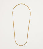 Tom Wood gold-plated curb chain necklace, imported from the UK