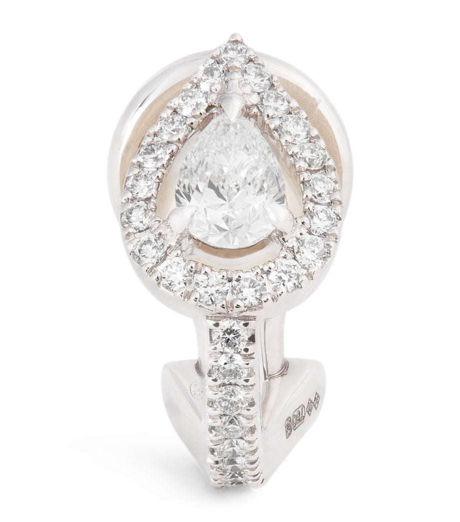 Messika My Twin white gold clip-on earring 0.23ct (British brand)