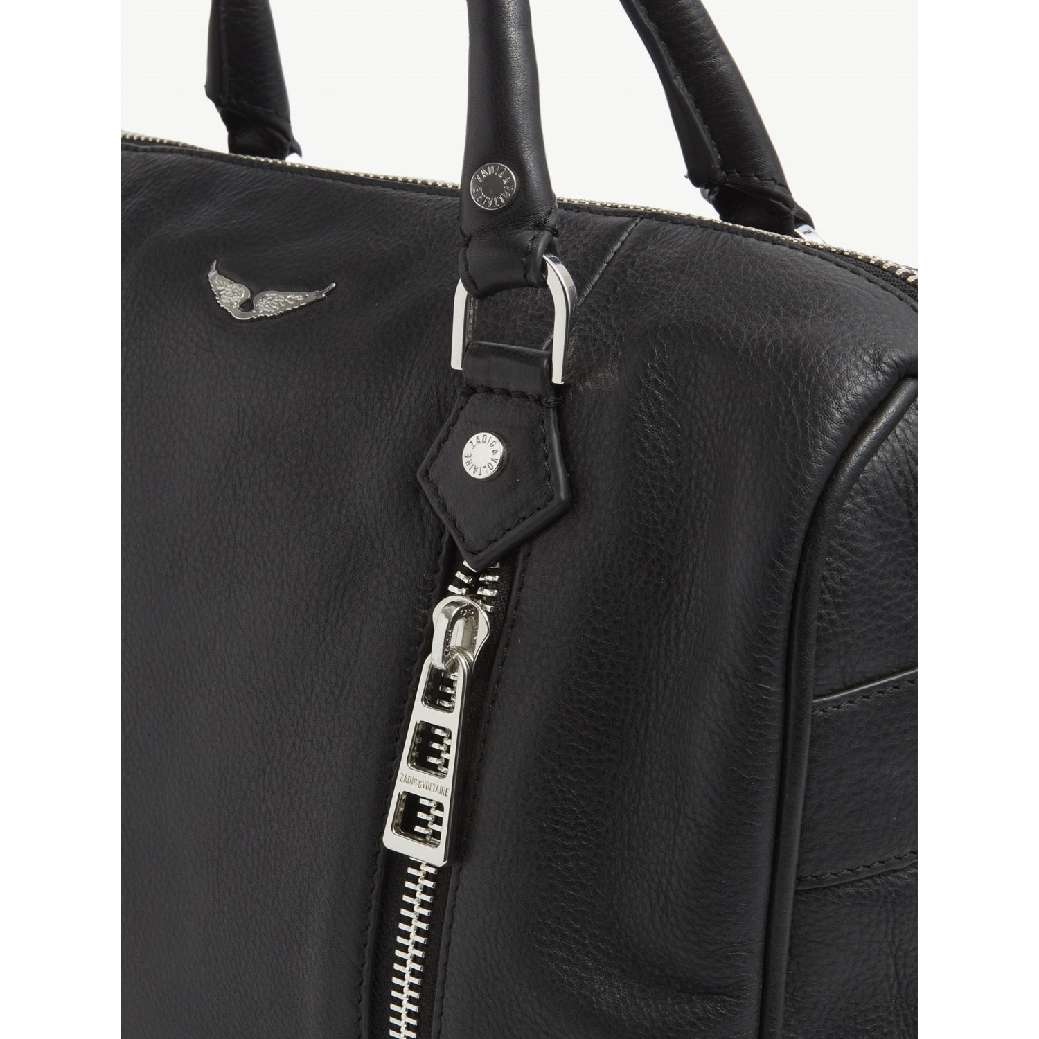 Zadig & Voltaire pebbled leather cross-body bag (British brand)