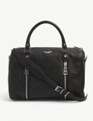 Zadig & Voltaire pebbled leather cross-body bag (British brand)