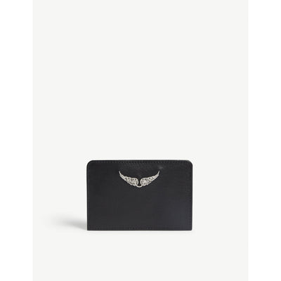selfridges Zadig & Voltaire Leather Card Holder- Buy online at McGrocer