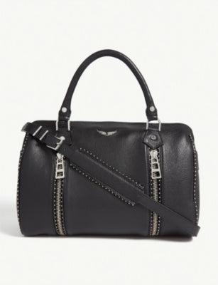 Zadig & Voltaire Sunny studded leather bowling bag - British product