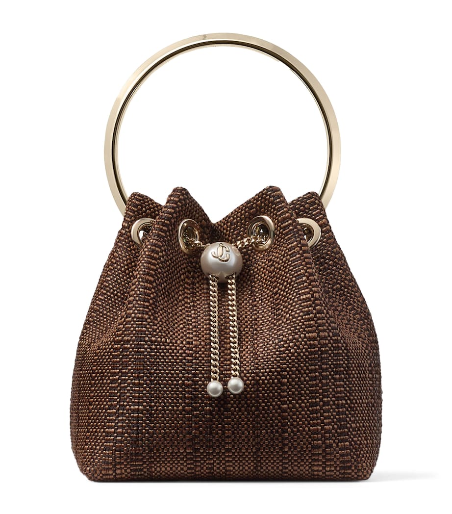 Jimmy Choo Bon Bon vevd håndveske - Britisk produkt