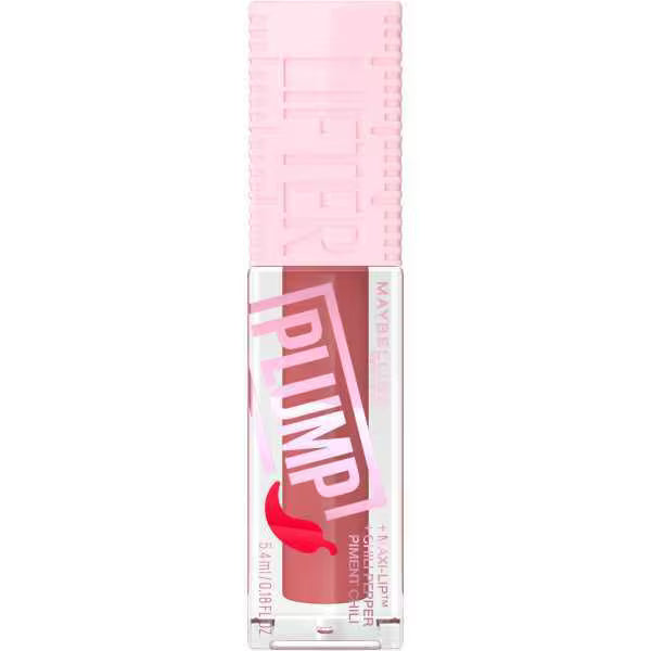 Maybelline Lifter Plump Lip Gloss 005 Peach Fever, imported from the UK