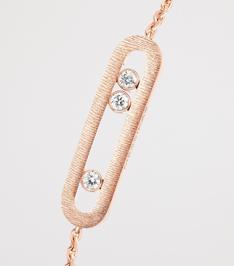 Messika Move Classique Roségold-Diamantarmband 0,30 Karat - Britisches Produkt