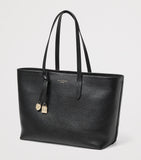 Aspinal of London East West tote bag leather - British product