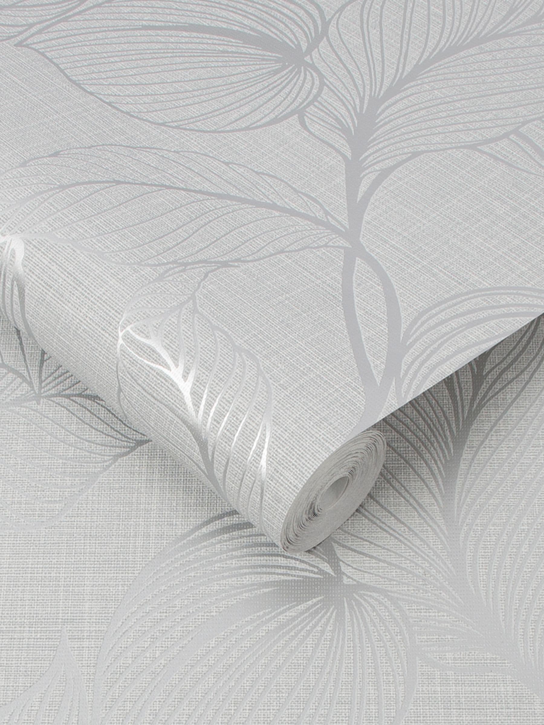 Art For The Home White Boutique Royal Palm wallpaper 10m (British brand)
