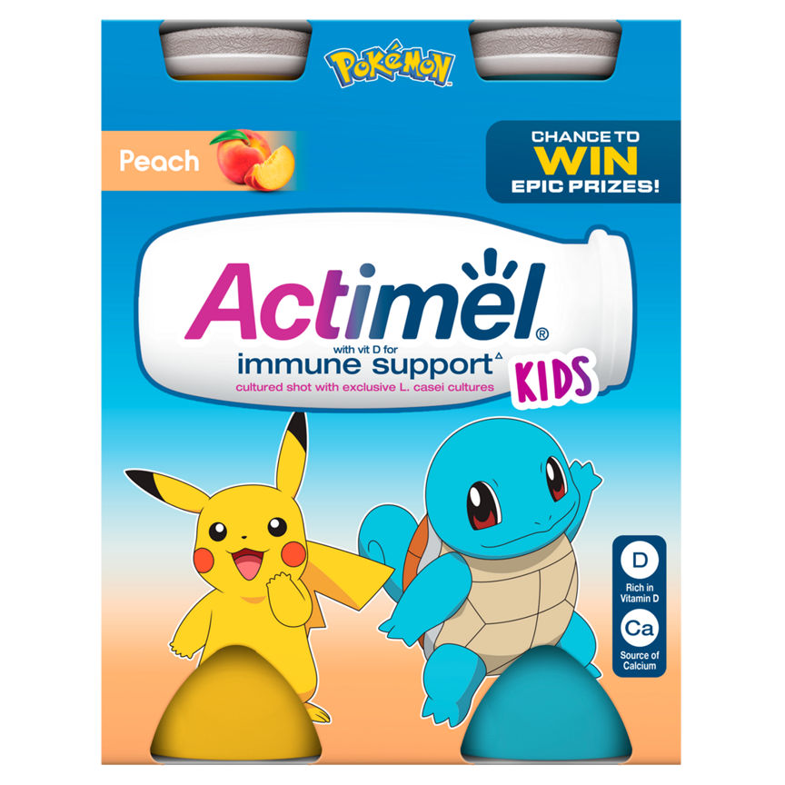 Actimel Kids Peach Yoghurt Drink GOODS ASDA   