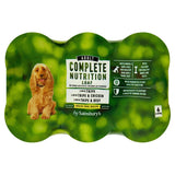 Sainsbury's Complete Nutrition Adult Dog Food Loaf with Tripe Selection 6 x 400g Dog food cans trays & pouches Sainsburys   