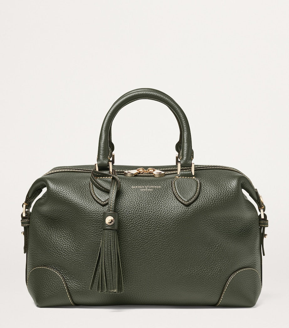 Aspinal Of London leather midi Hudson bowling bag, UK version
