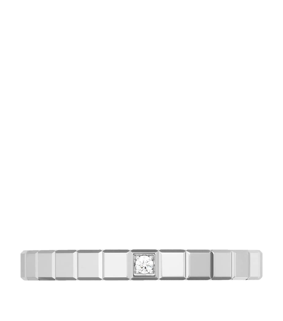Chopard Ice Cube white gold diamond ring - British product