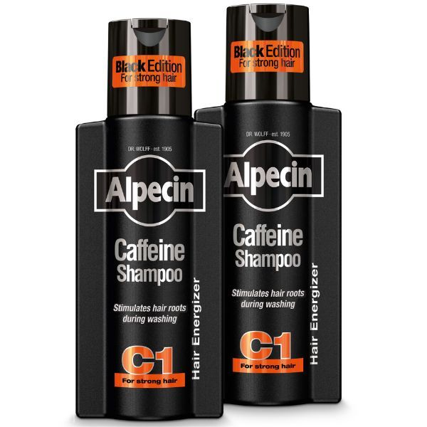 Alpecin Black Mens Shampoo | Hair Growth Shampoo 2 x 250ml GOODS Superdrug   