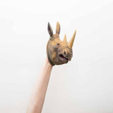 Wild Thingz rhino hand puppet (British brand)