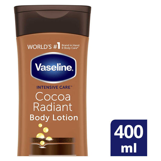 Vaseline Intensive Care Cocoa Radiant Body Lotion 400 ml Men's Toiletries Boots   